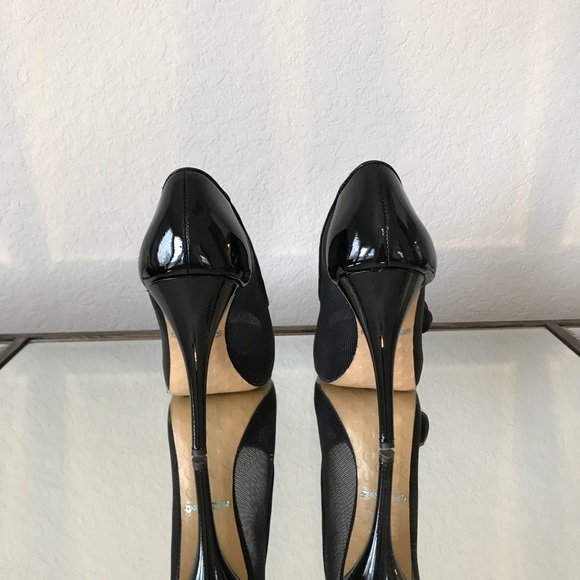 Betsey Johnson size 7 black heels - Picture 4 of 6